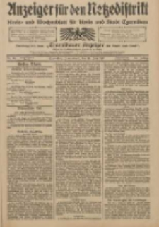 Anzeiger für den Netzedistrikt Kreis- und Wochenblatt für Kreis und Stadt Czarnikau 1910.07.16 Jg.58 Nr84