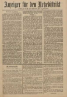 Anzeiger f&uuml;r den Netzedistrikt Kreis- und Wochenblatt f&uuml;r Kreis und Stadt Czarnikau 1910.07.16 Jg.58 Nr84