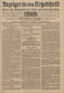 Anzeiger f&uuml;r den Netzedistrikt Kreis- und Wochenblatt f&uuml;r Kreis und Stadt Czarnikau 1910.07.26 Jg.58 Nr88