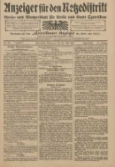 Anzeiger für den Netzedistrikt Kreis- und Wochenblatt für Kreis und Stadt Czarnikau 1910.07.26 Jg.58 Nr88