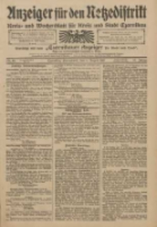 Anzeiger f&uuml;r den Netzedistrikt Kreis- und Wochenblatt f&uuml;r Kreis und Stadt Czarnikau 1910.08.06 Jg.58 Nr93