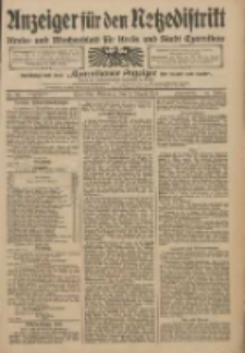 Anzeiger f&uuml;r den Netzedistrikt Kreis- und Wochenblatt f&uuml;r Kreis und Stadt Czarnikau 1910.08.09 Jg.58 Nr94