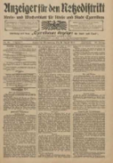 Anzeiger f&uuml;r den Netzedistrikt Kreis- und Wochenblatt f&uuml;r Kreis und Stadt Czarnikau 1910.08.11 Jg.58 Nr95