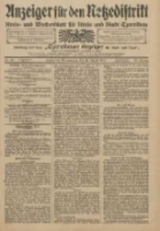 Anzeiger für den Netzedistrikt Kreis- und Wochenblatt für Kreis und Stadt Czarnikau 1910.08.11 Jg.58 Nr95