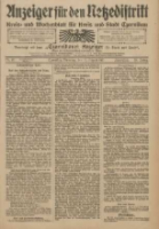 Anzeiger f&uuml;r den Netzedistrikt Kreis- und Wochenblatt f&uuml;r Kreis und Stadt Czarnikau 1910.08.16 Jg.58 Nr97