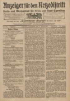 Anzeiger für den Netzedistrikt Kreis- und Wochenblatt für Kreis und Stadt Czarnikau 1910.08.27 Jg.58 Nr102