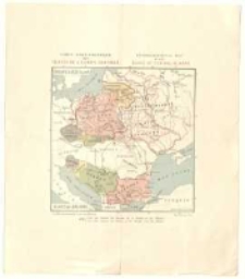 Carte etnographique des Slaves de l'Europe Centrale. Dress&eacute; par J. de Lipkowski.