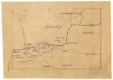 [Mapa okolic Wielenia].