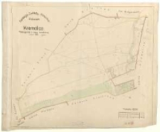 Fundacja "Zakłady K&oacute;rnickie". Folwark Kromolice. Przekopiował z mapy katastralnej [...] Szczebliński [...].