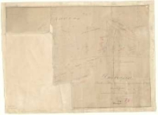 Dworzyska. Planik oryentacyjny wykonany podług mapy katastralnej.