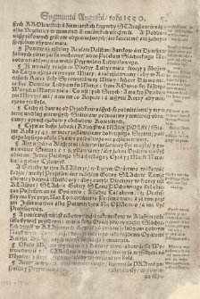 [Constitucie, statuta y przywileie na walnych seymiech koronnych od roku [...] 1550 aż do roku 1598 uchwalone