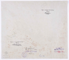 Kopia z mapy katastralnej obrębu gm[iny] Czołowo.