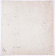 Kopia z mapy katastralnej obrębu gm[iny] Trzebaw.