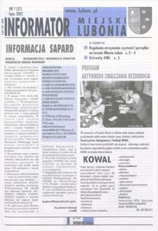 Informator Miejski Lubonia 2002.07 Nr7(37)