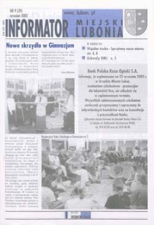 Informator Miejski Lubonia 2002.09 Nr9(39)
