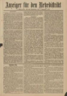 Anzeiger f&uuml;r den Netzedistrikt Kreis- und Wochenblatt f&uuml;r Kreis und Stadt Czarnikau 1910.09.03 Jg.58 Nr105