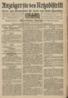 Anzeiger f&uuml;r den Netzedistrikt Kreis- und Wochenblatt f&uuml;r Kreis und Stadt Czarnikau 1910.09.13 Jg.58 Nr109