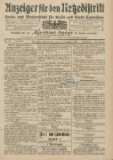 Anzeiger für den Netzedistrikt Kreis- und Wochenblatt für Kreis und Stadt Czarnikau 1910.09.15 Jg.58 Nr110