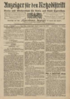 Anzeiger f&uuml;r den Netzedistrikt Kreis- und Wochenblatt f&uuml;r Kreis und Stadt Czarnikau 1910.09.17 Jg.58 Nr111