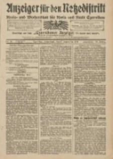 Anzeiger für den Netzedistrikt Kreis- und Wochenblatt für Kreis und Stadt Czarnikau 1910.09.17 Jg.58 Nr111
