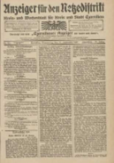 Anzeiger f&uuml;r den Netzedistrikt Kreis- und Wochenblatt f&uuml;r Kreis und Stadt Czarnikau 1910.09.22 Jg.58 Nr113