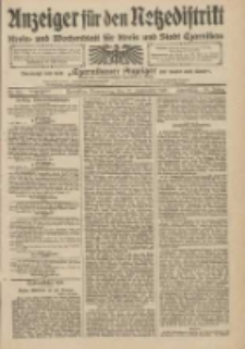 Anzeiger für den Netzedistrikt Kreis- und Wochenblatt für Kreis und Stadt Czarnikau 1910.09.22 Jg.58 Nr113