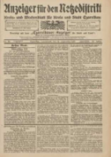 Anzeiger f&uuml;r den Netzedistrikt Kreis- und Wochenblatt f&uuml;r Kreis und Stadt Czarnikau 1910.09.24 Jg.58 Nr114