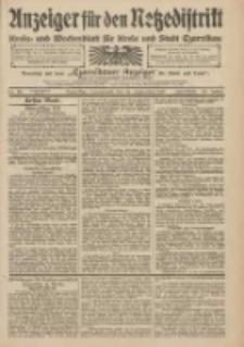 Anzeiger für den Netzedistrikt Kreis- und Wochenblatt für Kreis und Stadt Czarnikau 1910.09.24 Jg.58 Nr114