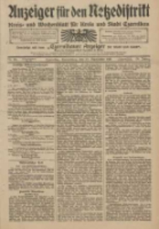 Anzeiger f&uuml;r den Netzedistrikt Kreis- und Wochenblatt f&uuml;r Kreis und Stadt Czarnikau 1910.09.29 Jg.58 Nr116