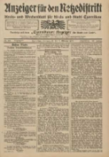 Anzeiger f&uuml;r den Netzedistrikt Kreis- und Wochenblatt f&uuml;r Kreis und Stadt Czarnikau 1910.10.08 Jg.58 Nr120