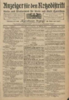 Anzeiger für den Netzedistrikt Kreis- und Wochenblatt für Kreis und Stadt Czarnikau 1910.10.18 Jg.58 Nr124