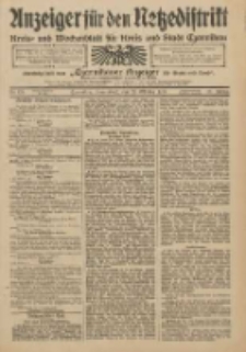 Anzeiger f&uuml;r den Netzedistrikt Kreis- und Wochenblatt f&uuml;r Kreis und Stadt Czarnikau 1910.10.22 Jg.58 Nr126