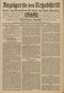 Anzeiger für den Netzedistrikt Kreis- und Wochenblatt für Kreis und Stadt Czarnikau 1910.10.25 Jg.58 Nr127