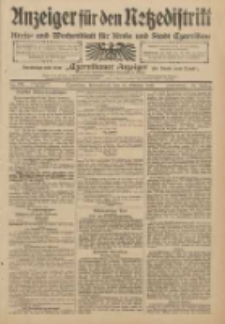 Anzeiger f&uuml;r den Netzedistrikt Kreis- und Wochenblatt f&uuml;r Kreis und Stadt Czarnikau 1910.10.29 Jg.58 Nr129