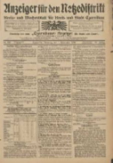 Anzeiger f&uuml;r den Netzedistrikt Kreis- und Wochenblatt f&uuml;r Kreis und Stadt Czarnikau 1910.11.01 Jg.58 Nr130
