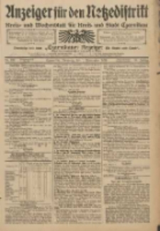 Anzeiger für den Netzedistrikt Kreis- und Wochenblatt für Kreis und Stadt Czarnikau 1910.11.01 Jg.58 Nr130