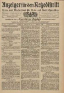 Anzeiger für den Netzedistrikt Kreis- und Wochenblatt für Kreis und Stadt Czarnikau 1910.11.03 Jg.58 Nr131