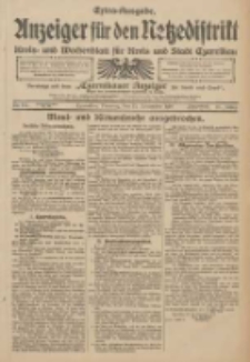 Anzeiger für den Netzedistrikt Kreis- und Wochenblatt für Kreis und Stadt Czarnikau 1910.11.15 Jg.58 Nr137