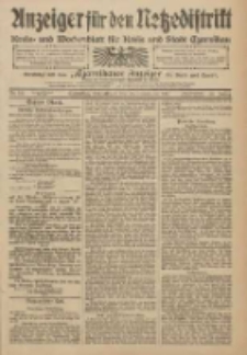 Anzeiger für den Netzedistrikt Kreis- und Wochenblatt für Kreis und Stadt Czarnikau 1910.11.26 Jg.58 Nr141
