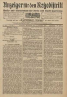 Anzeiger für den Netzedistrikt Kreis- und Wochenblatt für Kreis und Stadt Czarnikau 1910.11.05 Jg.58 Nr132