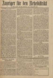 Anzeiger f&uuml;r den Netzedistrikt Kreis- und Wochenblatt f&uuml;r Kreis und Stadt Czarnikau 1910.12.03 Jg.58 Nr144