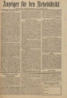 Anzeiger für den Netzedistrikt Kreis- und Wochenblatt für Kreis und Stadt Czarnikau 1910.12.03 Jg.58 Nr144