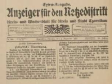 Anzeiger f&uuml;r den Netzedistrikt Kreis- und Wochenblatt f&uuml;r Kreis und Stadt Czarnikau 1910.12.05 Jg.58 Nr145