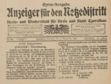 Anzeiger für den Netzedistrikt Kreis- und Wochenblatt für Kreis und Stadt Czarnikau 1910.12.05 Jg.58 Nr145
