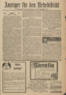 Anzeiger f&uuml;r den Netzedistrikt Kreis- und Wochenblatt f&uuml;r Kreis und Stadt Czarnikau 1910.12.10 Jg.58 Nr147