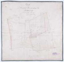 Charte von dem zur Herrschaft Kurnik gehoerigen Gute Januszewo Schrodaer Kreisses. Vermessen und angefertigt im Jahre 1823/24 durch Kuhn. Eingentheilt im Jahre 1825 durch Kuhn.