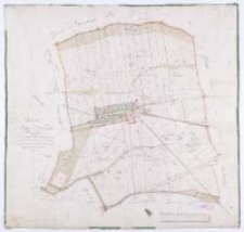 Charte von dem Dörfe und Vorwerke Zymin zur Herrschaft Kurnik gehörig vermessen durch Schulz und nach dem [...] copirt 1825 durch Kuhn.