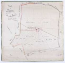 Charte von Żymin Schrodaer Kreisses. Vermessen durch Schulz, nach dem [...] berichtigt durch Kuhn im Jahre 1825 copirt im [...] 1827 durch Ziehlke.