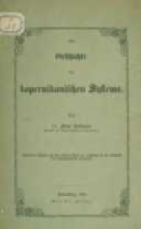 Zur Geschichte des kopernikanischen Systems.