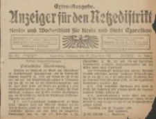Anzeiger für den Netzedistrikt Kreis- und Wochenblatt für Kreis und Stadt Czarnikau 1910.12.27 Jg.58 Nr154